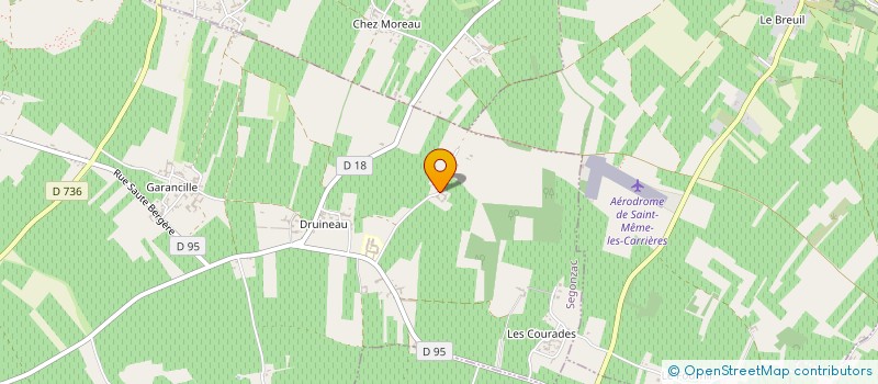 localisation de l'entreprise EARL DES SIX IFS à SEGONZAC