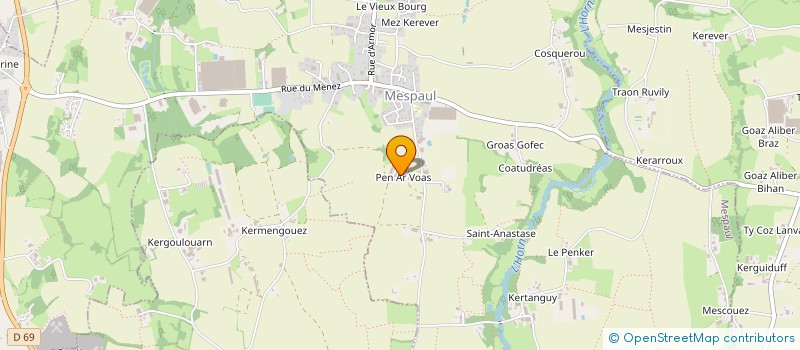 localisation de l'entreprise EARL DES SOURCES à MESPAUL