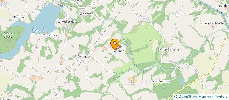 localisation de l'entreprise EARL DES SOURCES  GLOMEL