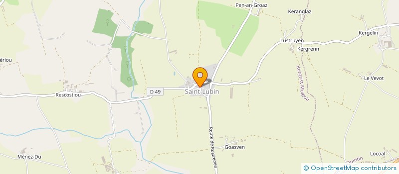 localisation de l'entreprise EARL DES SOURCES à KERGRIST-MOELOU