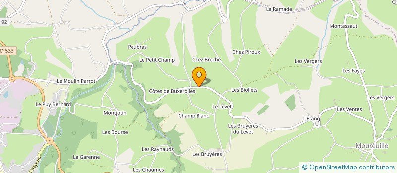localisation de l'entreprise EARL DES SOURCES à LAPEYROUSE