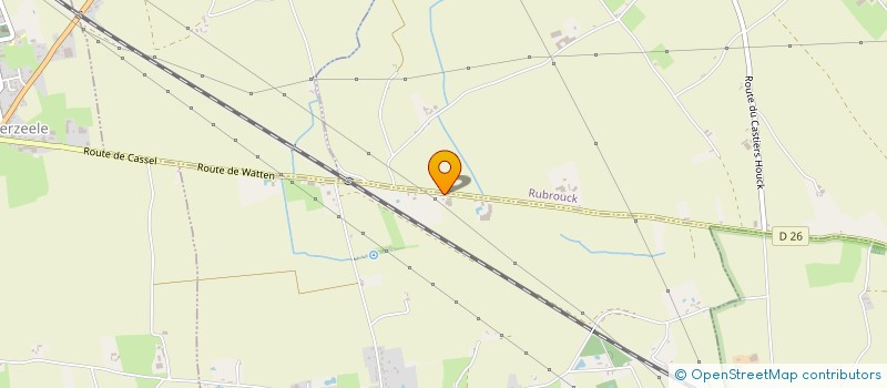 localisation de l'entreprise EARL DES SOURCES DE L'YSER  BUYSSCHEURE