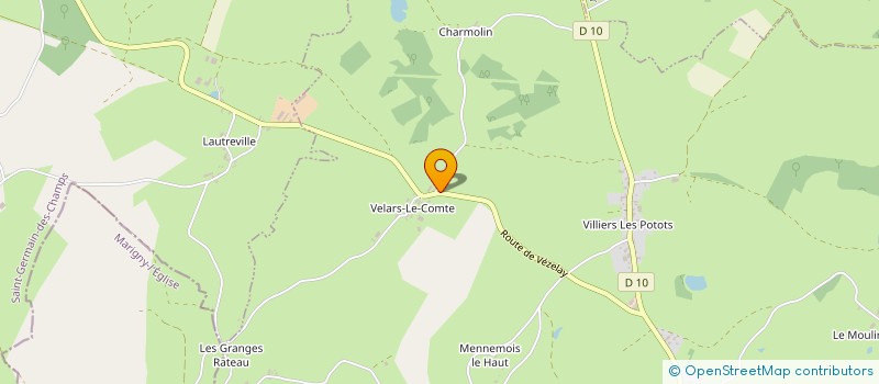 localisation de l'entreprise EARL DES TALLES  QUARRE-LES-TOMBES