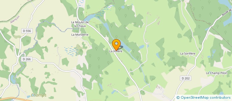localisation de l'entreprise EARL DES TANNERIES à JOUE DU BOIS