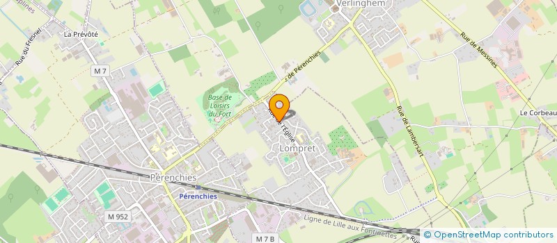 localisation de l'entreprise EARL DES TEMPLIERS  LOMPRET