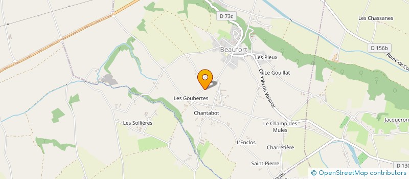 localisation de l'entreprise EARL DES TERREAUX à BEAUFORT