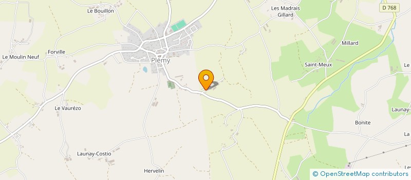 localisation de l'entreprise EARL DES TESNIERES à PLEMY