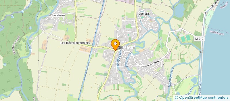 localisation de l'entreprise EARL DES TILLEULS  PLOBSHEIM