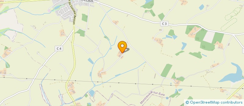 localisation de l'entreprise EARL DES TILLEULS à MONTREVAULT-SUR-EVRE