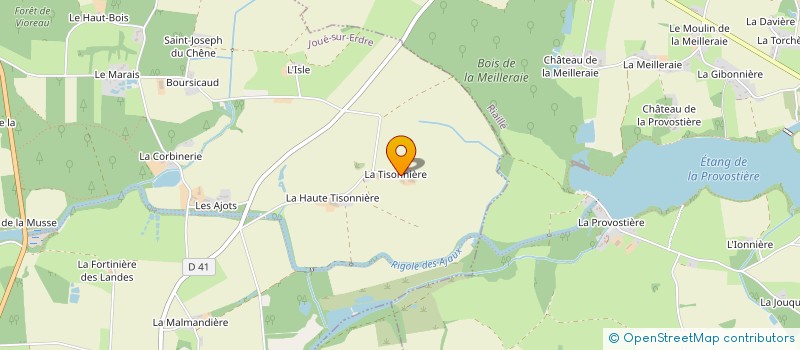 localisation de l'entreprise EARL DES TISONELLES à JOUE-SUR-ERDRE