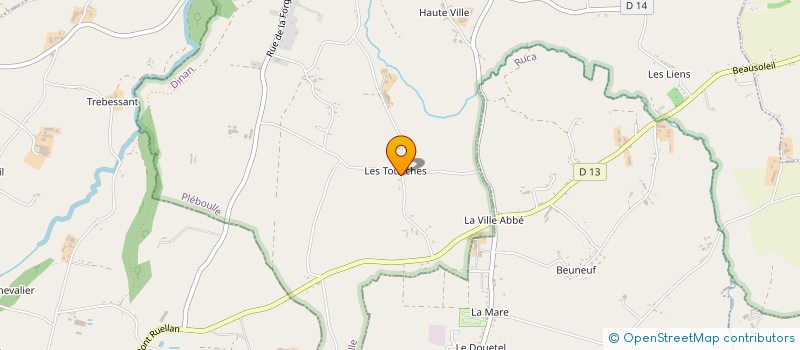 localisation de l'entreprise EARL DES TOUECHES à PLEBOULLE