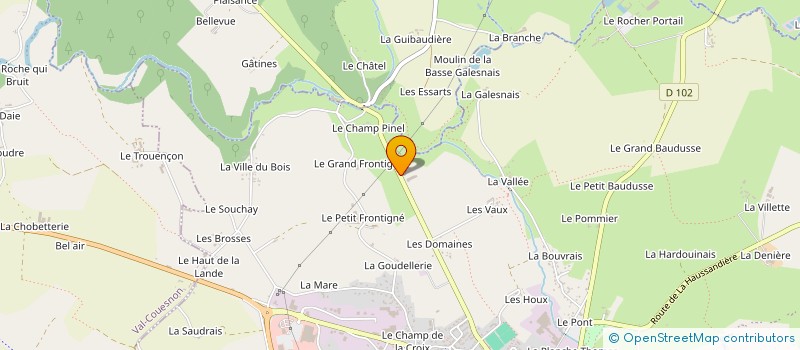 localisation de l'entreprise EARL DES TREFLES à MAEN ROCH