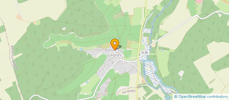 localisation de l'entreprise EARL DES TREILLES à BALNOT-SUR-LAIGNES