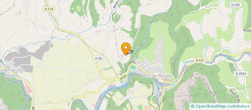 localisation de l'entreprise EARL DES TROIS CHATEAUX  SAINT-ANDRE-EN-ROYANS