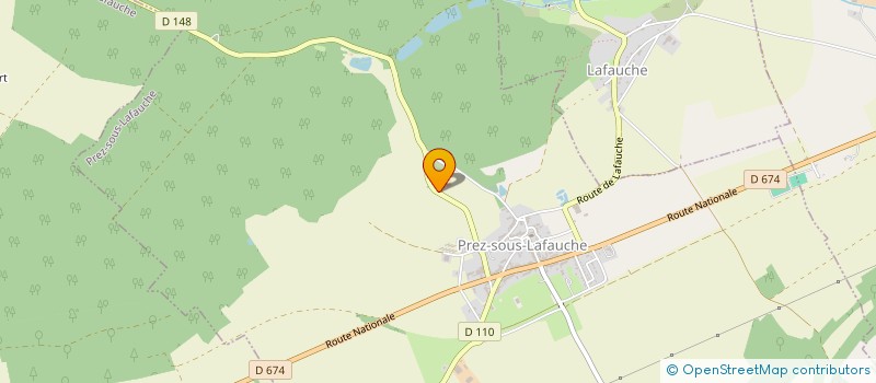 localisation de l'entreprise EARL DES TROIS ETANGS à PREZ-SOUS-LAFAUCHE