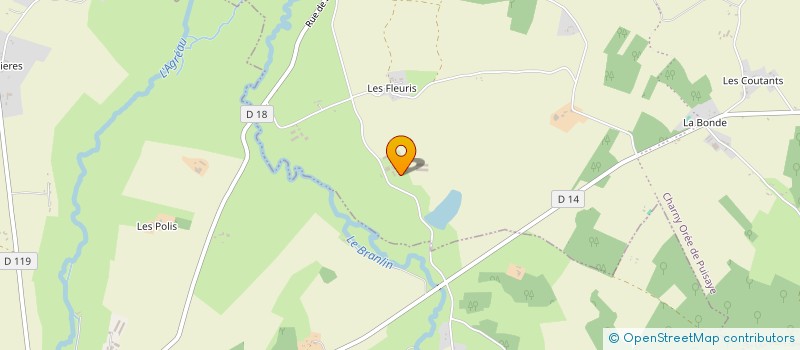 localisation de l'entreprise EARL DES TROIS POULAILLERS à CHARNY OREE DE PUISAYE