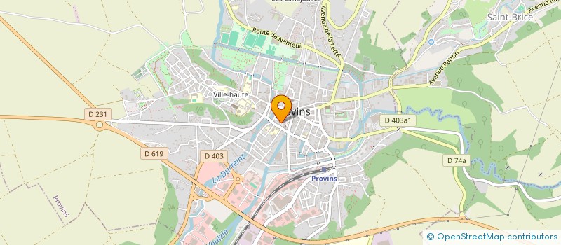 localisation de l'entreprise EARL DES TROIS RIVIERES  PROVINS