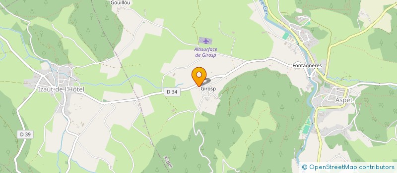 localisation de l'entreprise EARL DES TROIS VALLEES à ASPET