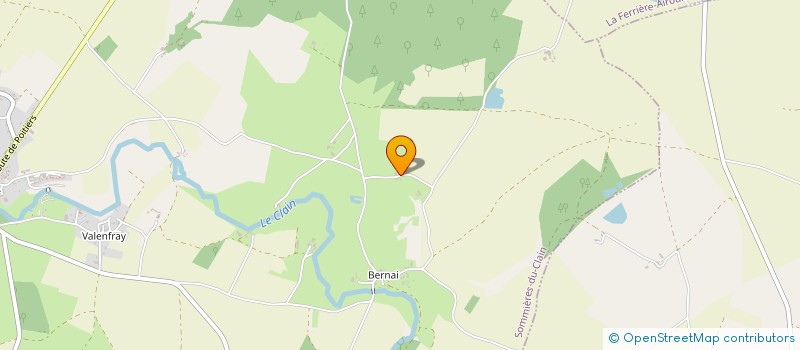 localisation de l'entreprise EARL DES VALLEES  SOMMIERES-DU-CLAIN