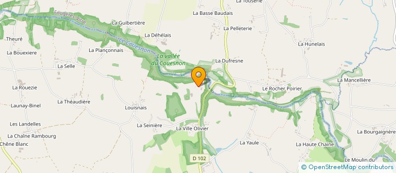 localisation de l'entreprise EARL DES VALLEES à MEZIERES-SUR-COUESNON