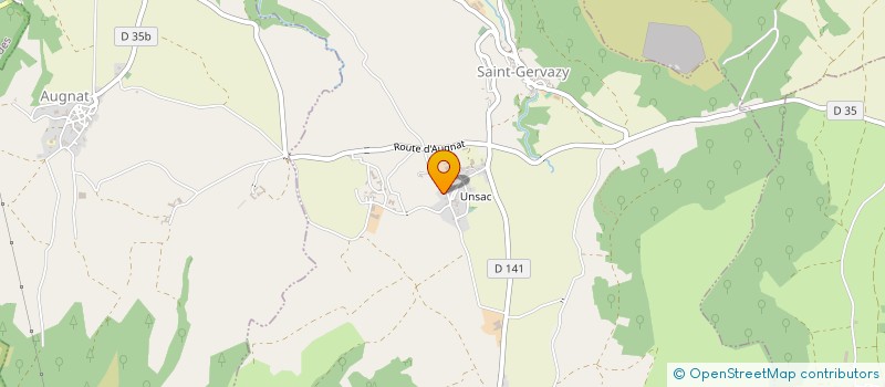 localisation de l'entreprise EARL DES VARENNES à SAINT-GERVAZY