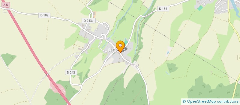 localisation de l'entreprise EARL DES VARENNES à LEFFONDS