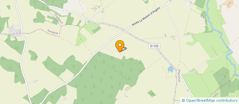 localisation de l'entreprise EARL DES VAUGELAIS  LA CHAPELLE-BATON