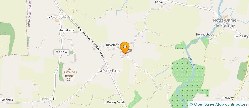 localisation de l'entreprise EARL DES VAUX à SAINT-PIERRE-EN-AUGE