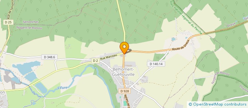 localisation de l'entreprise EARL DES VERGERS à BELHOMERT-GUEHOUVILLE
