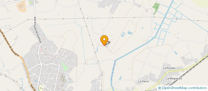 localisation de l'entreprise EARL DES VERGERS DE LA RIGAUDAIS à DONGES