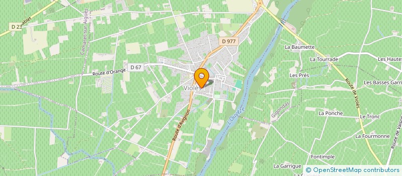 localisation de l'entreprise EARL DES VIALLES  VIOLES