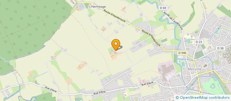 localisation de l'entreprise EARL DES VICTES  MERVILLE