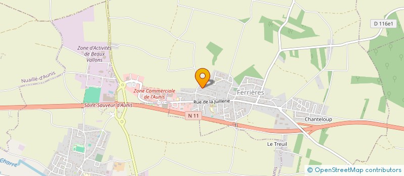 localisation de l'entreprise EARL DES VIGNES  FERRIERES