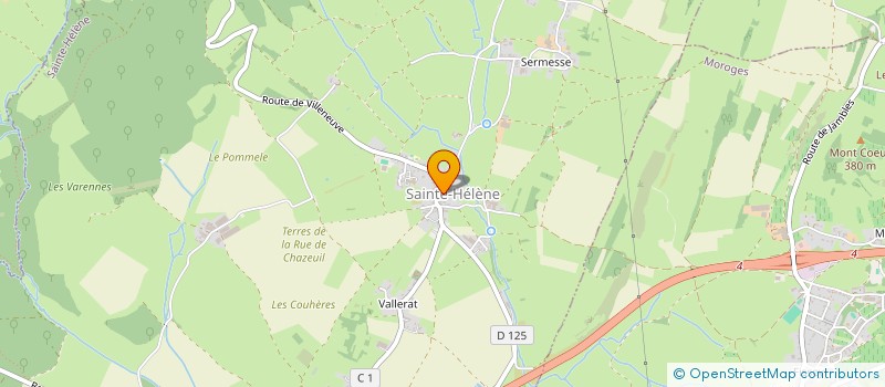localisation de l'entreprise EARL DES VIGNES BLEUES à MONTAGNY-LES-BUXY