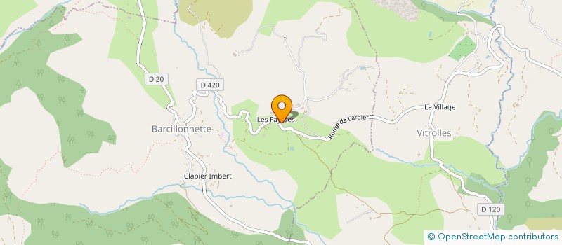 localisation de l'entreprise EARL DES VIGNIERES à LARDIER-ET-VALENCA