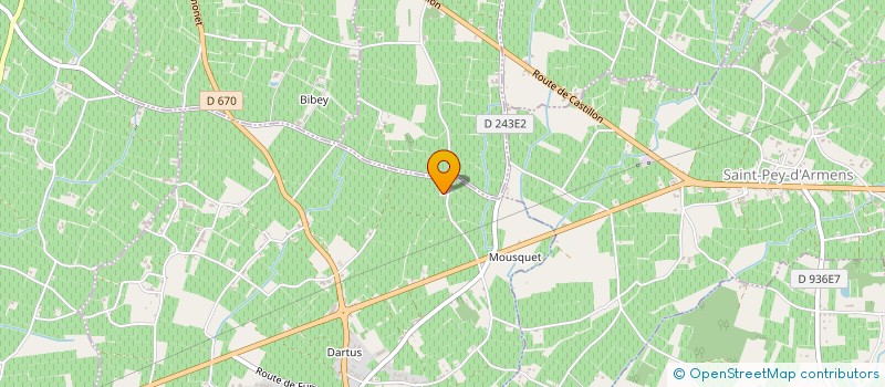 localisation de l'entreprise EARL DES VIGNOBLES ARBLADE  VIGNONET