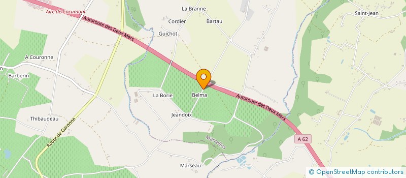 localisation de l'entreprise EARL DES VIGNOBLES DE SICARD à MARCELLUS