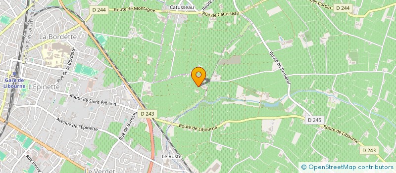 localisation de l'entreprise EARL DES VIGNOBLES LEYDET à LIBOURNE