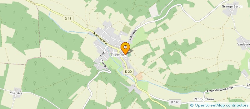 localisation de l'entreprise EARL DES VILLEBOSSES à LES BORDES