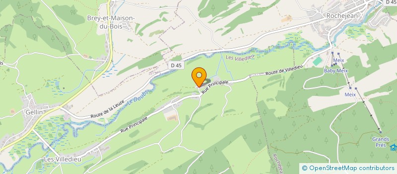 localisation de l'entreprise EARL DES VIRETTES à LES VILLEDIEU