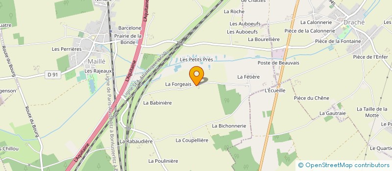 localisation de l'entreprise EARL DESBOURDES à SAINT-EPAIN