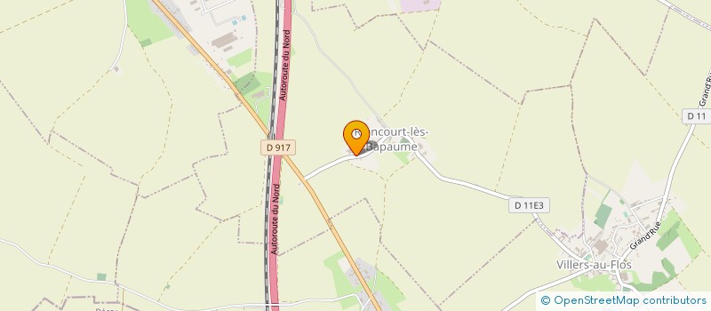 localisation de l'entreprise EARL DESCAMPS à RIENCOURT-LES-BAPAUME