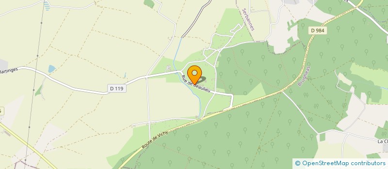 localisation de l'entreprise EARL DESCHAMPS  BIOZAT