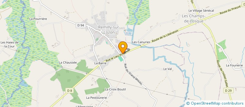 localisation de l'entreprise EARL DESDEVISES  REMILLY LES MARAIS