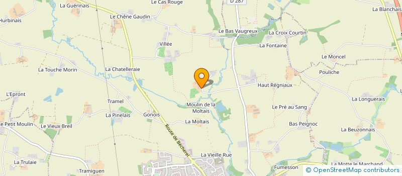 localisation de l'entreprise EARL DESLANDES à GEVEZE