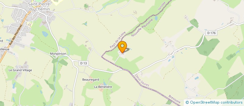 localisation de l'entreprise EARL DESNOUE à MONCOUTANT-SUR-SEVRE