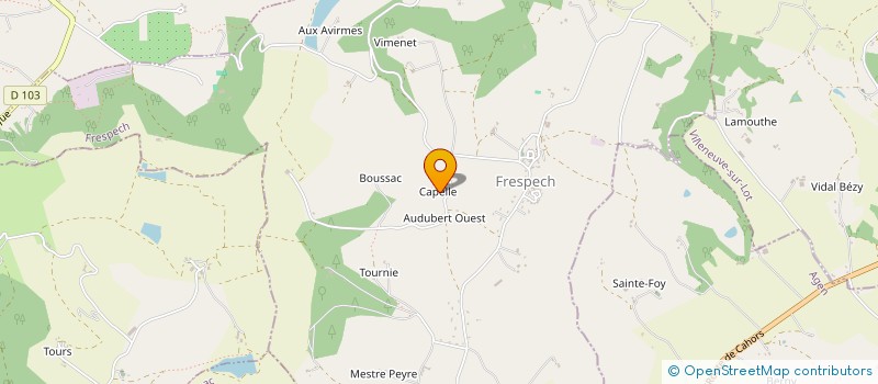 localisation de l'entreprise EARL DESPRAT PEPINIERE à TRENTELS