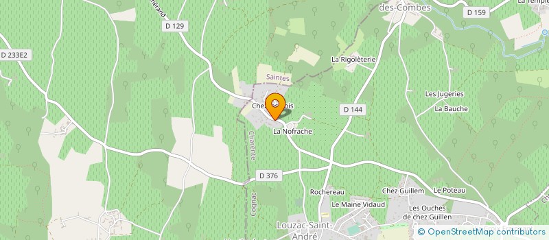 localisation de l'entreprise EARL DESRENTES à LOUZAC-SAINT-ANDRE