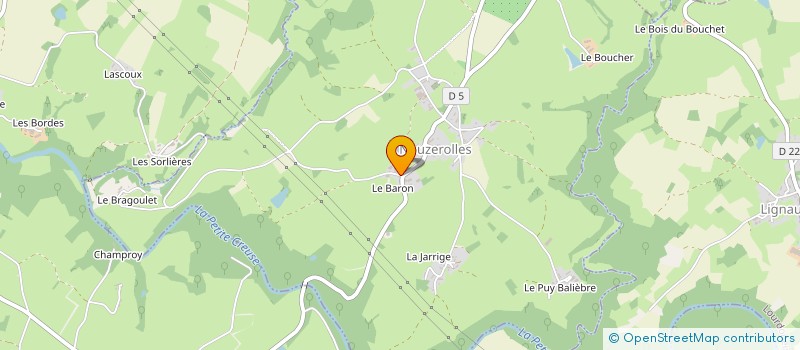 localisation de l'entreprise EARL DESRIEUX  NOUZEROLLES