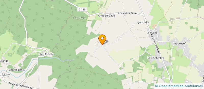 localisation de l'entreprise EARL DESTRAIT  CHASSENEUIL-SUR-BONNIEURE